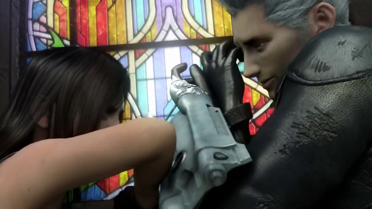 Tifa's most famous scene is her fight with Loz from Advent Children which is funny because

a) It's not from the game. She doesn't do anything of note from the game.

b) She loses the fight to knockoff Sephiroth's lackey.