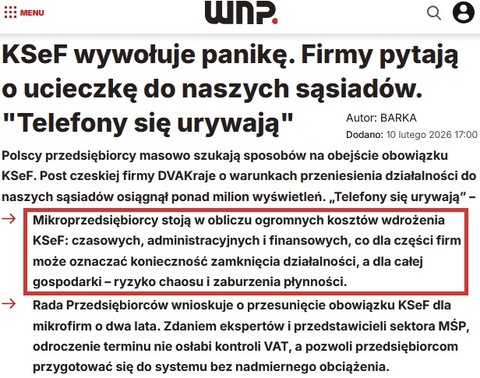Efekty wdrażania KSeF zgodne z oczekiwaniami zleceniodawcy #RezymTuska, czyli Rzeszy.
A jesteśmy dopiero na początku tej katastrofy:👇