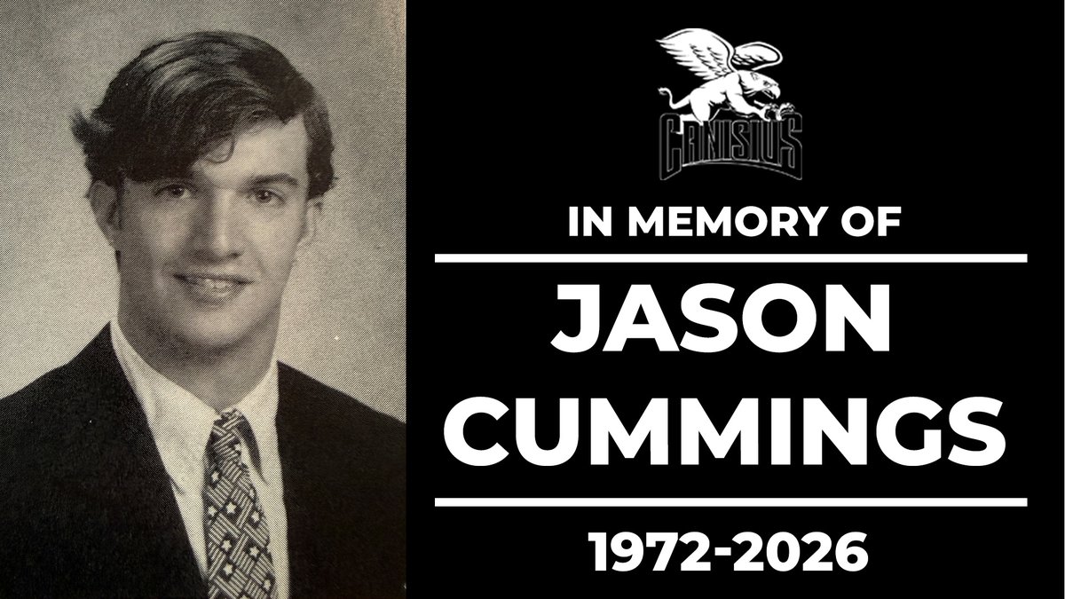 The Canisius men's lacrosse program is saddened to learn of the passing of alum and Canisius Sports Hall of Famer Jason Cummings, who played for the #Griffs from 1992-95  

Our thoughts are with Jason's family, friends and teammates at this time 

📰 - tinyurl.com/3mkmejy5