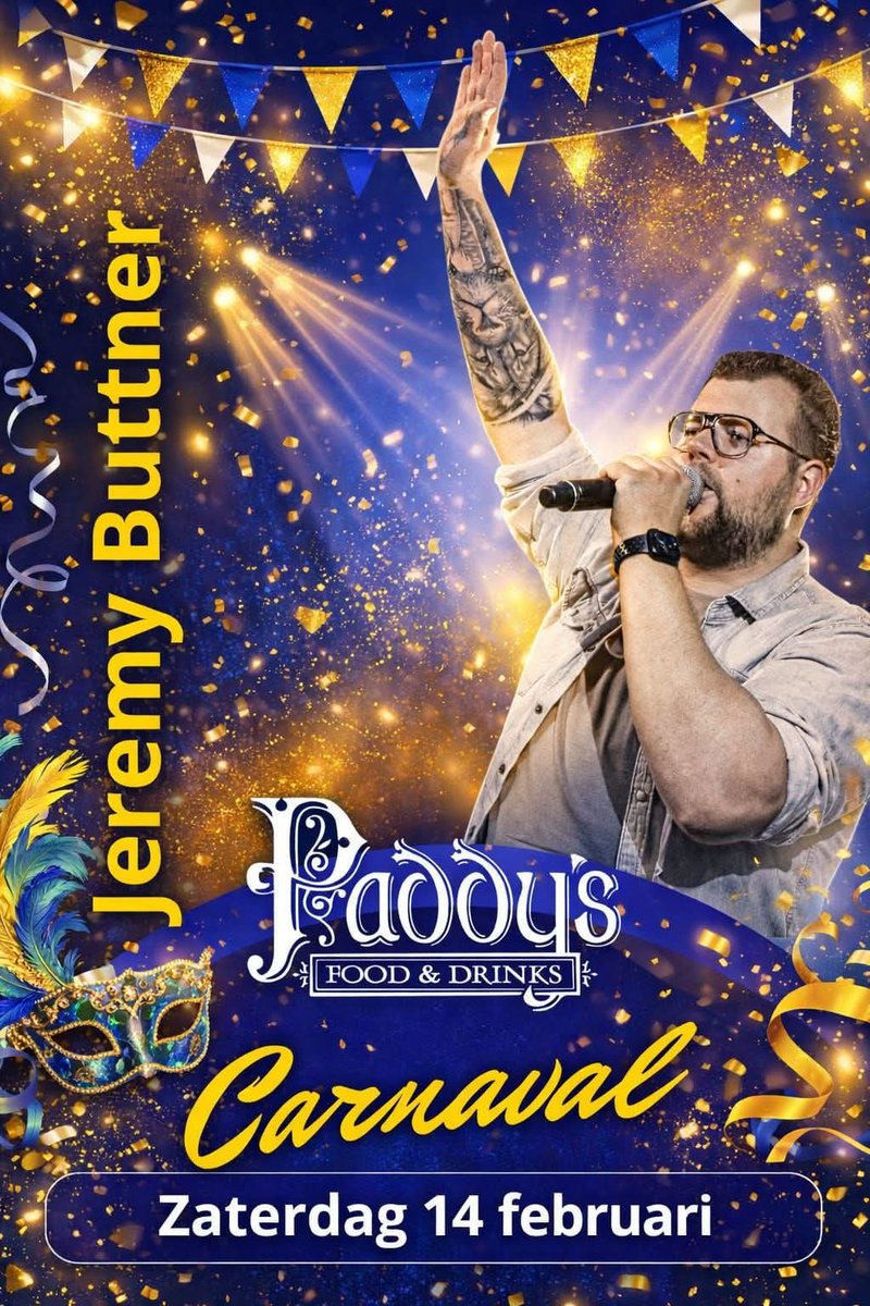 Zin in in: 3 dagen lang knallen bij Paddy's Food &amp; Drinks in Leutekum. Carnavalsoptocht, Leut bi'j de Ladies, Kroegentocht XXL én de hele dag groots carnavalsfeest én -muziek. DJ Vidallie is er helemaal klaar voor....

#carnaval #Leutekum #feest #muziek #polonaise #Doetinchem