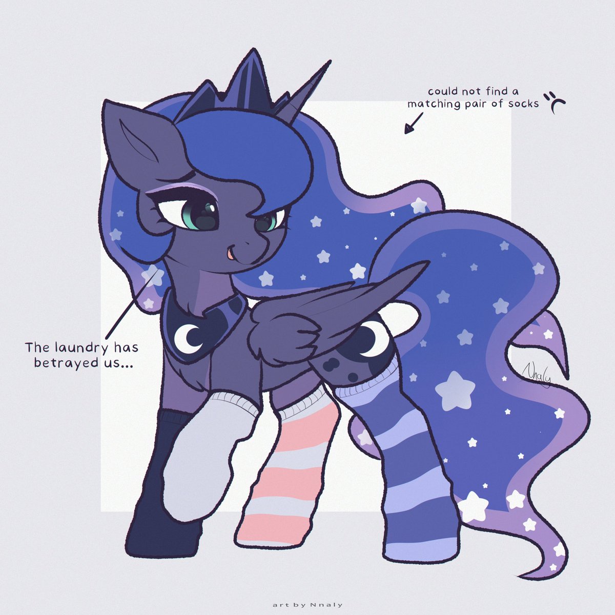 Day 163 of drawing Princess Luna #mlp #mylittlepony #dailyluna
