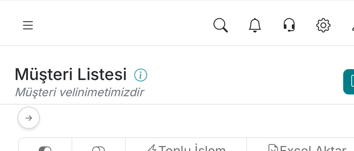 muarifer's tweet photo. @gorkemcetin Biz saas ürünümüzün müşteriler kısmına dokunuş olarak bunu ekledik.

Müşteri velinimetimizdir. https://t.co/CI4x9ZKqka