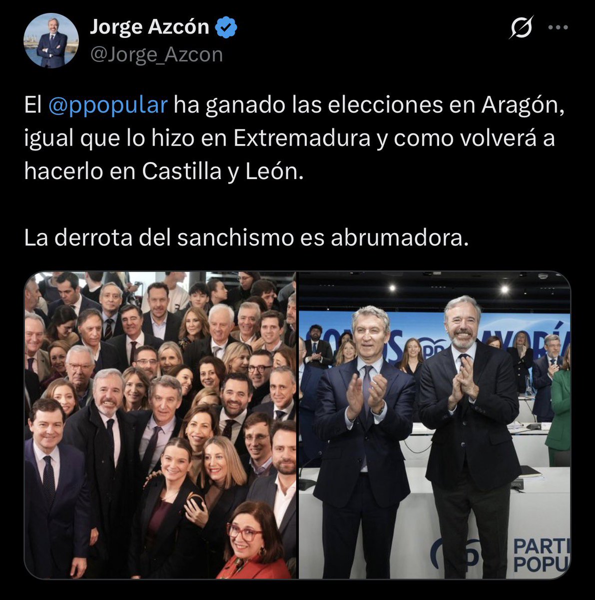 Convocó elecciones porque se lo mandó Madrid.

Y, por supuesto, se ha ido a explicar los resultados a Madrid 🥳