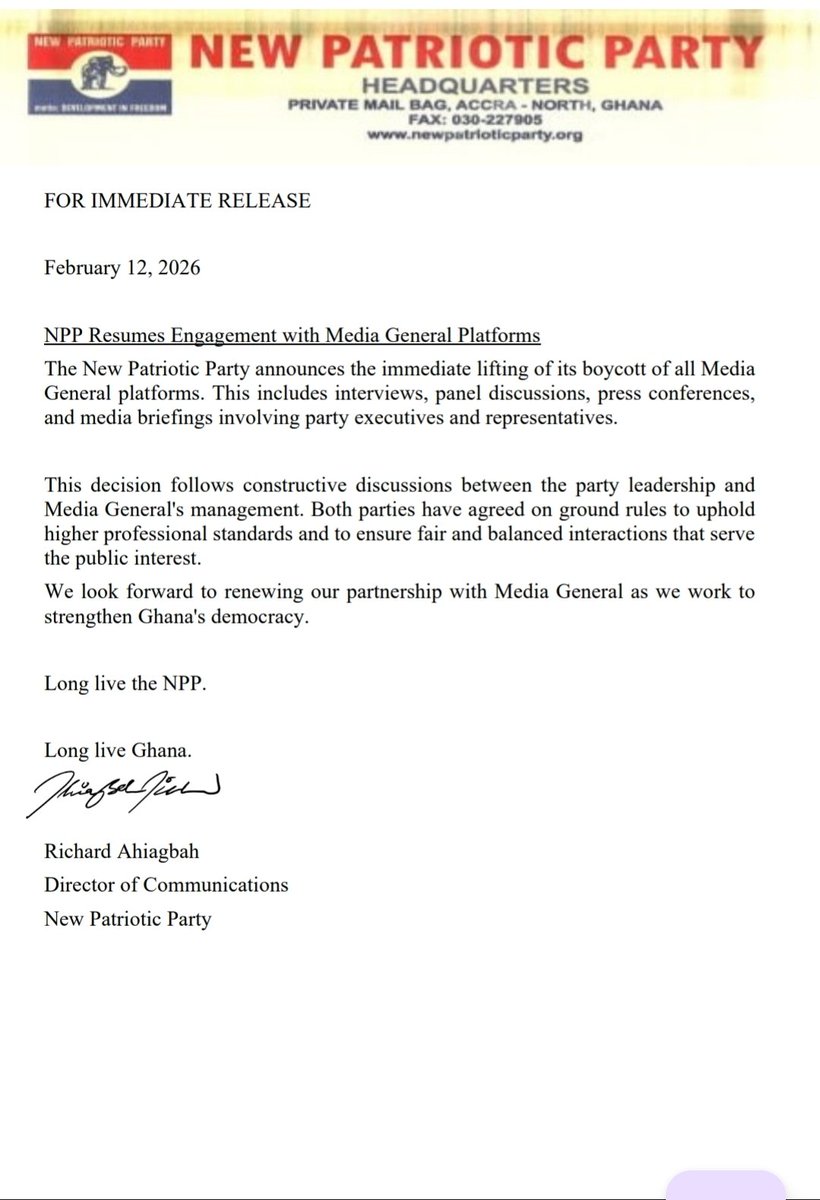 Richard Ahiagbah tweet media