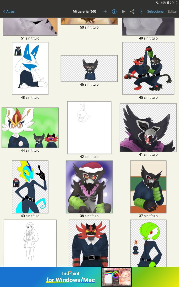 Me estoy tardando mucho, pues yo dibujo boceto a papel y luego lo paso a digital, sobre todo Pokémon que me cuestan de dibujar, el Inteleon con la cola torcida 🤣
Pura obsesión con Zarude
La mayoría con faltas o de color, o sombras 
Mi plan es tan bien en algunas hacerlos chibi