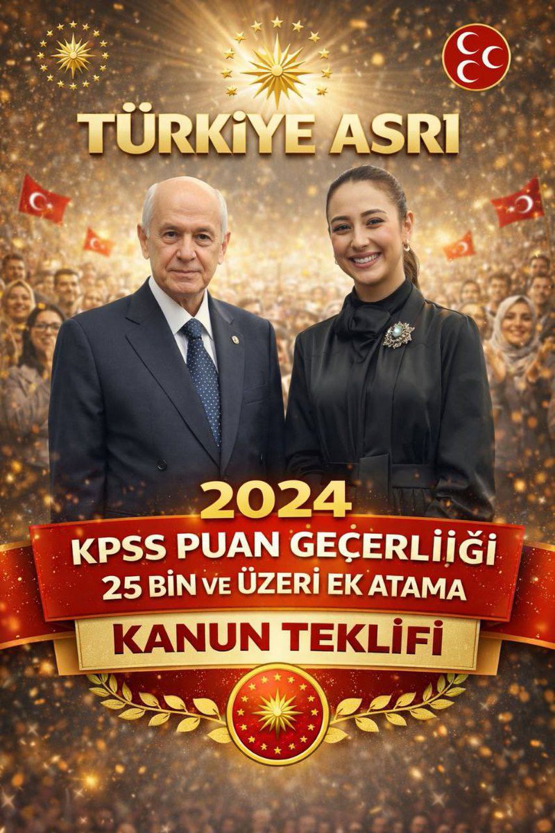 sayın vekilim 2024 KPSS ile ek 25000 atama talebimizi ve puan geçerliliği için kanun teklifinde desteklerinizi bekliyoruz
<a href="/zuhal_karakoc/">Doç. Dr. Zuhal Karakoç 🇹🇷</a>