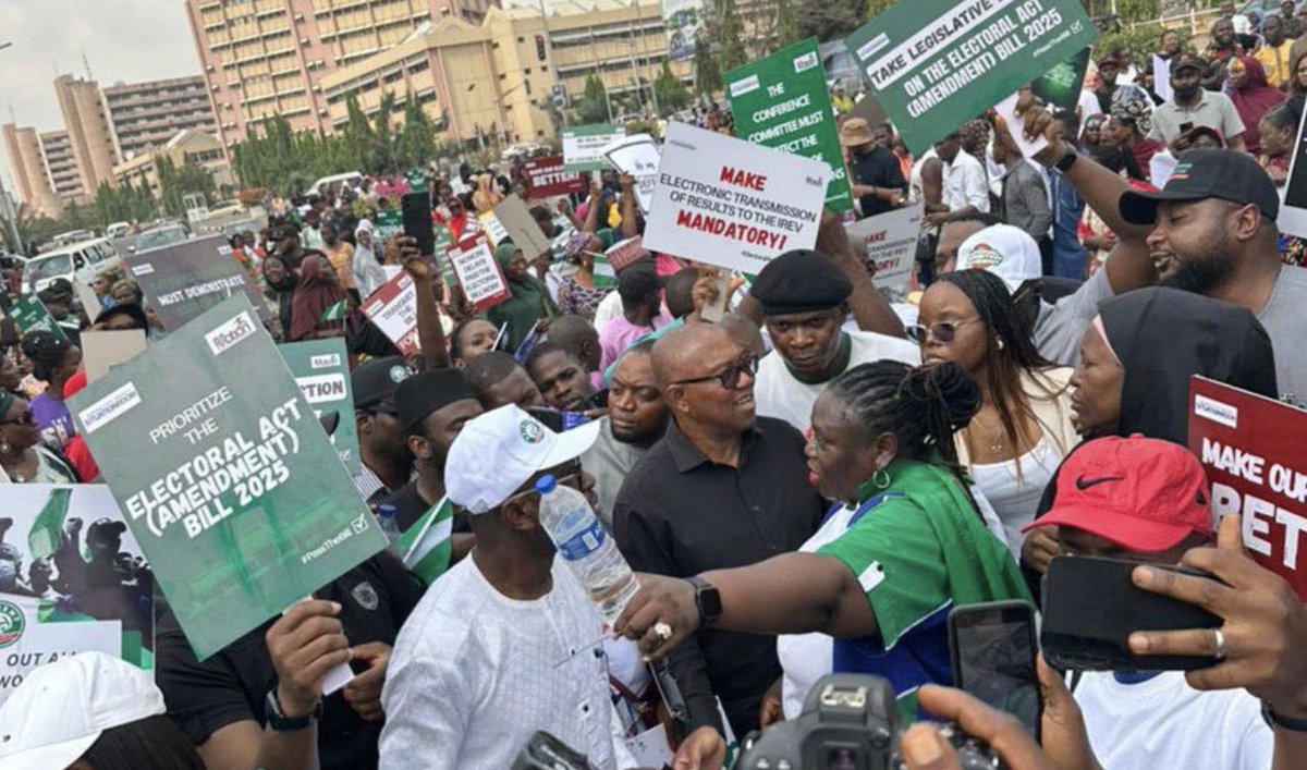 thecableng's tweet photo. [MUHAMMED M. BELGORE] Electoral Act amendment: Protesting Nigerians have put the cart before the horse

Nigerians, with the fire of eagles in their eyes, have begun to overestimate the stature of their nation. We forget, in the rush of righteous anger and digital dreams, that we remain a third-world colossus—mighty in spirit, yet tethered by the chains of uneven earth. We have placed the cart before the horse, demanding laws that sprint ahead of the legs that must carry them.

We cried out for the Senate to birth an electoral law that hinges on stable electricity and reliable internet, as though these twin lifelines already coursed like sacred rivers through every corner of the land. We envisioned results transmitted in real time from polling units to the great viewing portals, pristine and incorruptible, floating on waves of light. But the land itself protests in silence. In the remote reaches—those forgotten hamlets where baobabs stand sentinel over dirt tracks, where generators cough like old men and network signals flicker like dying fireflies—the infrastructure is but a rumour. Polling booths nestled in underdeveloped states cannot boast the development such a law presupposes. There, the horse is still a foal, and the cart a heavy dream.
https://t.co/EPlY7d6Lqu