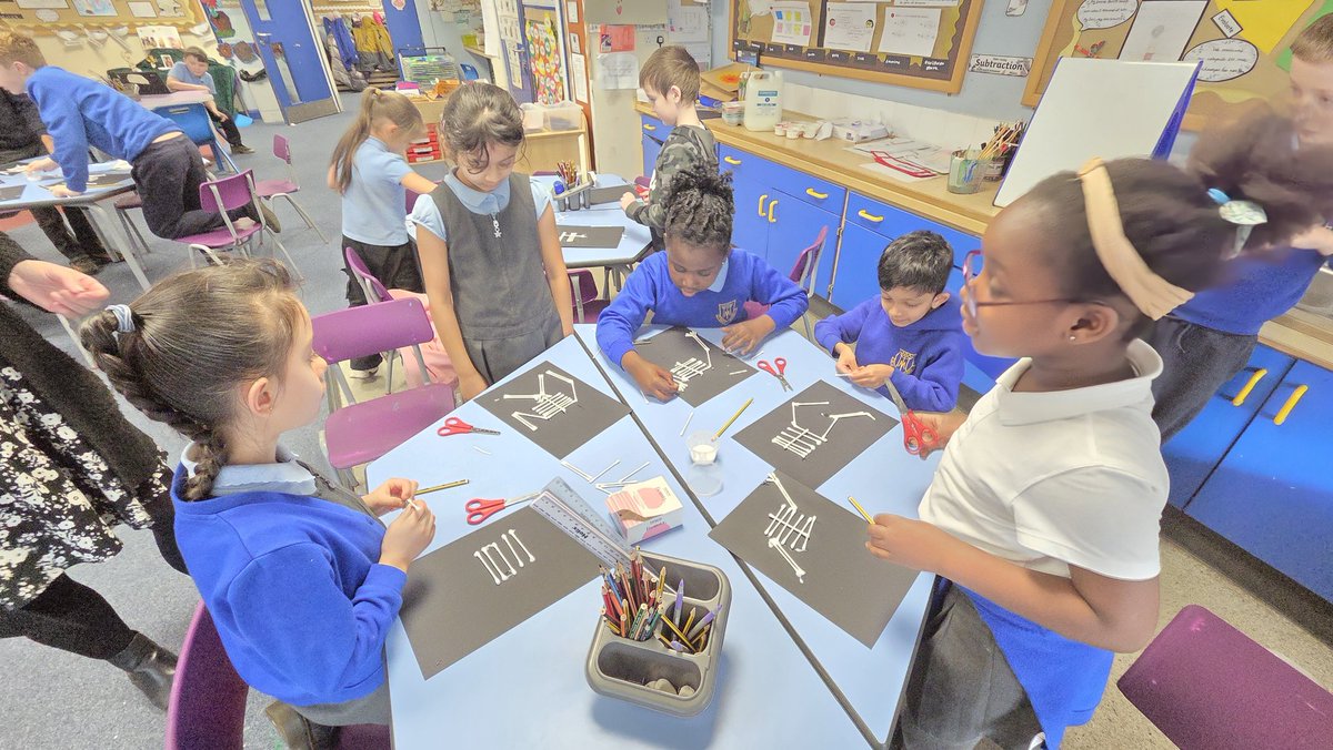 marys_rc's tweet photo. Outstanding science from our brilliant Year 3 super scientists! 🧪🦴 They loved creating skeleton models using cotton buds and carefully labelling each bone. #Handsonlearning 🌟 #BeTheBestYouCanBe 
#BCAScience https://t.co/6NOVqkpZ95