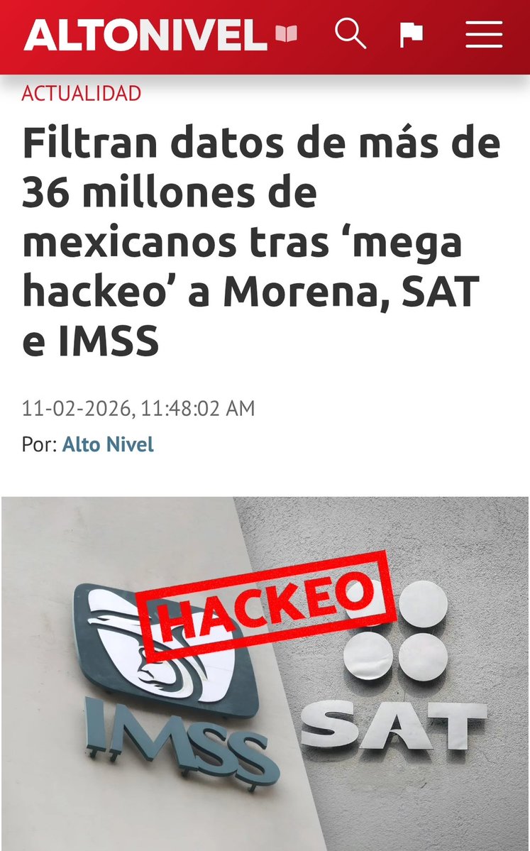 ¿Ya sacaron su CURP biométrica?
¿Ya registraron su línea celular?

Dice el gobierno que los están bien resguardados. ¿Entonces cuál es la preocupacion?