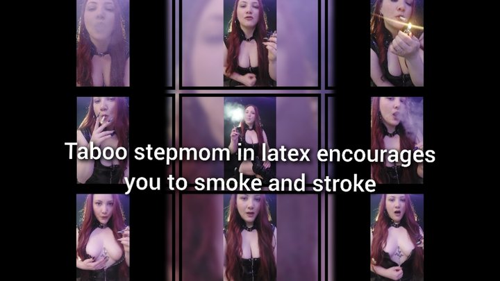 Just sold a #clip - Taboo stepmom in latex encourages you to play "Stroke-A-Long" #1 clips4sale.com/studio/171327/…