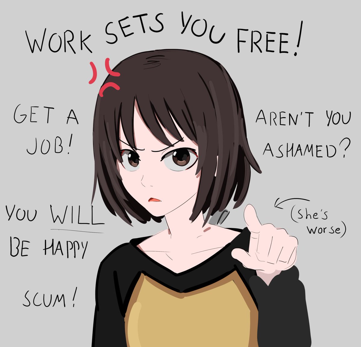 kurokimoko's tweet image. misaki doodle