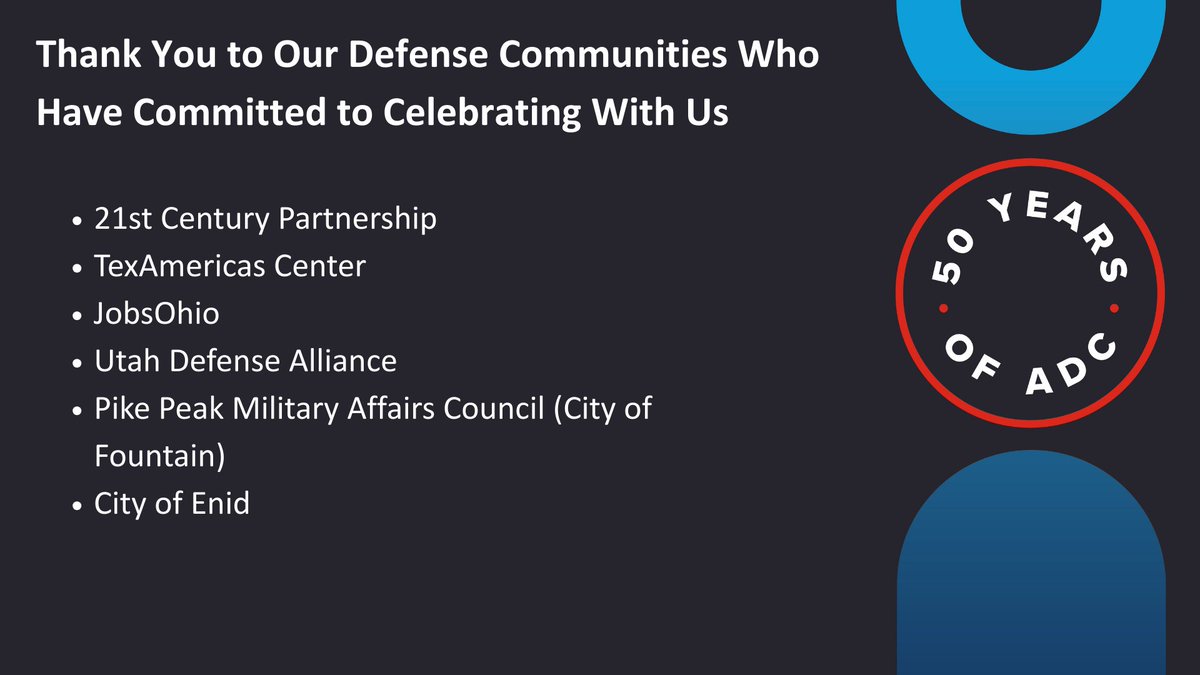 Association of Defense Communities (ADC) tweet media