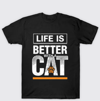 MJaarak71844's tweet photo. Life Is Better With a Cat – Modern Typography Cat Lover T-Shirt                                                           https://t.co/uGp3KPvDl7 https://t.co/jcSdm3dbhT