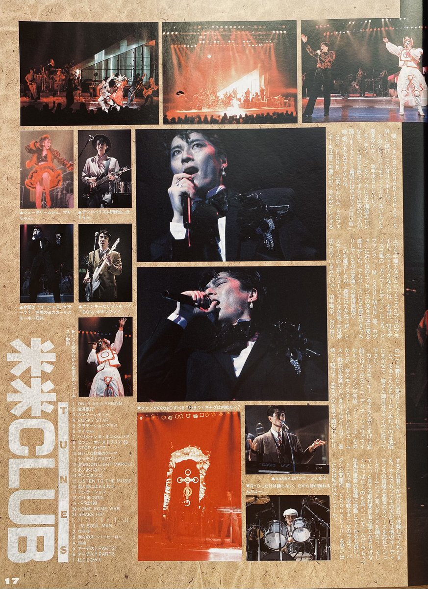 今日は何の日】 米米CLUB 帰ってきたB.C. SHARISHARISM NHKホール