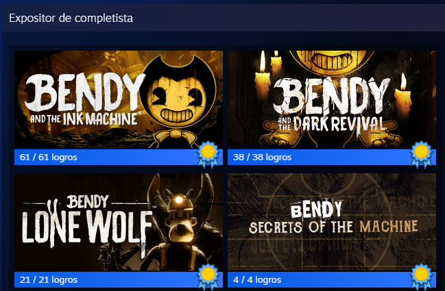 _ZzGAMESZz's tweet photo. got the bendy lone wolf platinum today (extra especial for the 9th anniversary), my steam profile looks awesome!!

#Bendy #Bendyversary @Bendy @m_ZeroLogics https://t.co/SswUztxUtk