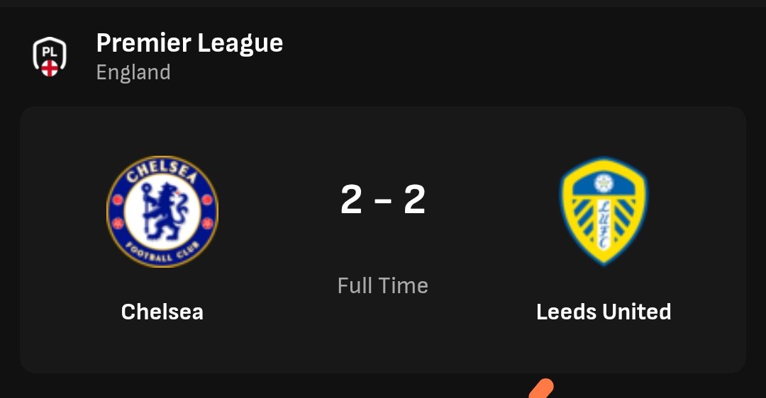 How do I explain to my kids that Chelsea went from a 2 : 0 lead to draw 🥲... This is shameful