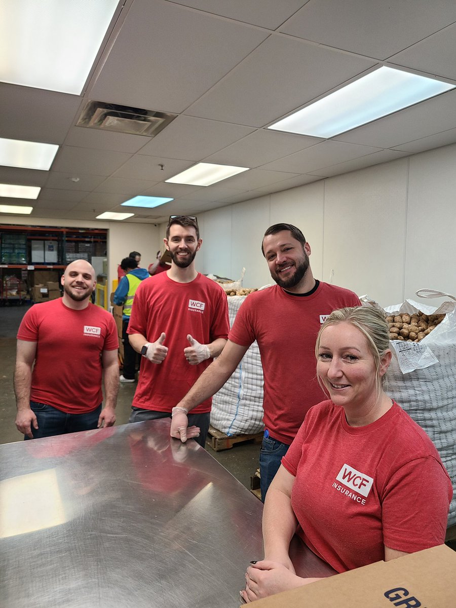 Earlier today, some of our amazing team members used their monthly volunteer hours to support our local Utah community at the <a href="/utahfoodbank/">Utah Food Bank</a>. 

At WCF, People Matter isn’t just a core value, it’s a commitment we put into action. Giving employees time each month to serve is one way