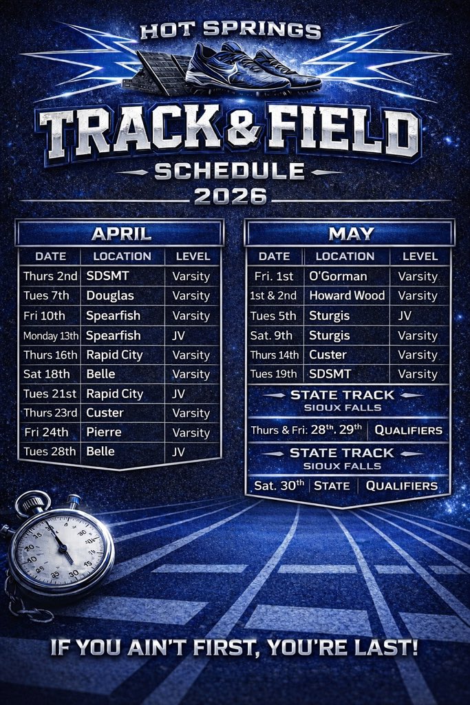 Hot Springs Bison Track and Field tweet media