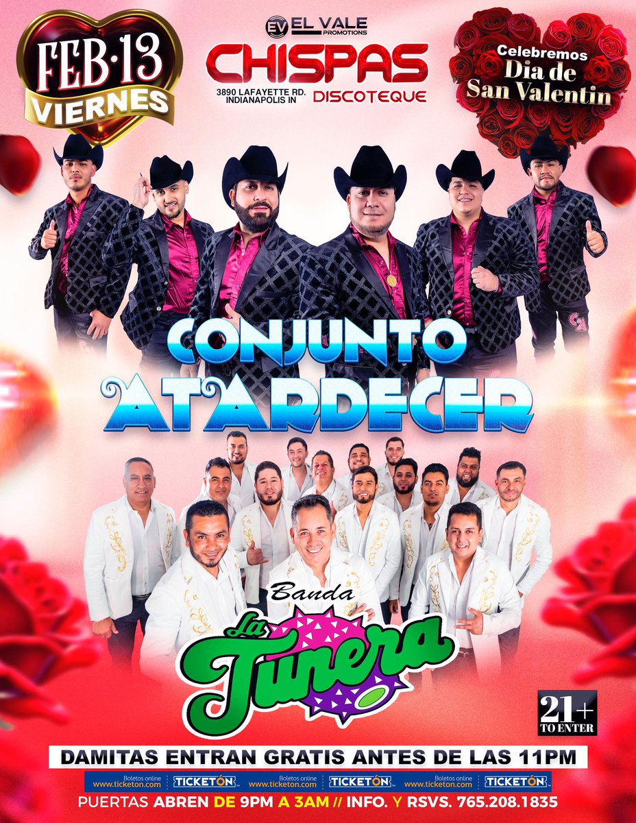 Ya listos para este fin de semana!!