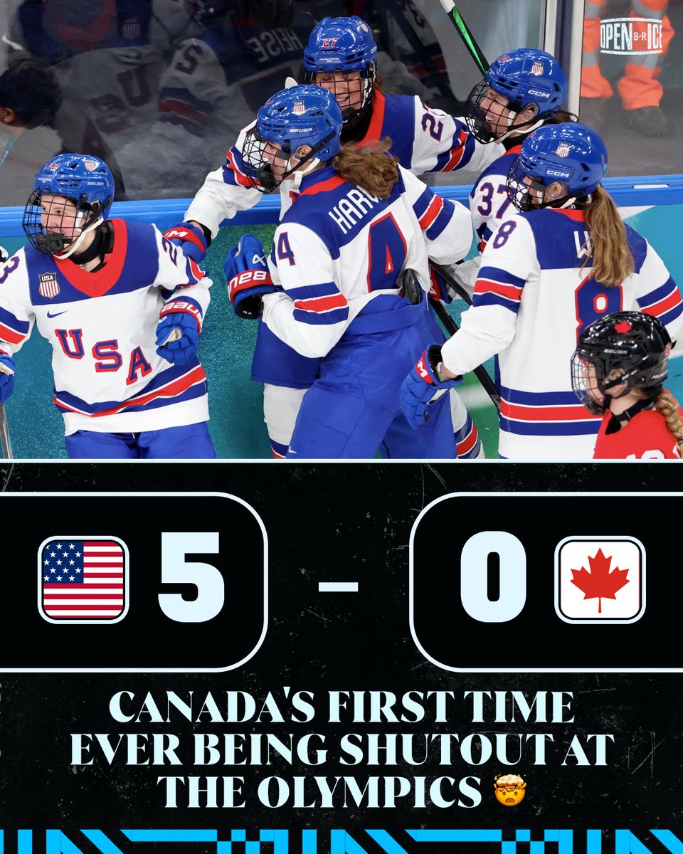 BR_OpenIce's tweet image. The Canadians Women’s hockey team had NEVER been shutout at the Olympics… before today 😳

A truly DOMINANT performance by the Americans to win the group 👏🇺🇸