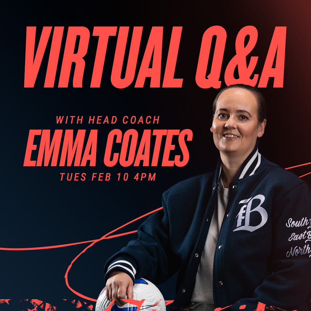 wearebayfc's tweet image. Happening today! Listen in to head coach Emma Coates virtual Q&amp;amp;A on YouTube: bit.ly/4r6ubG1

#BayFC