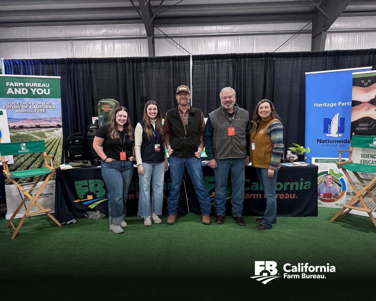 CAFarmBureau's tweet photo. We’re at the @WorldAgExpo! 🌎🚜

If you’re in Tulare this week, stop by our booth and say hello to the teams from Farm Bureau, FELS, @LearnAboutAg and CalAgXchange! From advocacy and education to workforce solutions and innovation, we’re all in one place, connecting with growers and ag professionals from across California and beyond.

And don’t miss our fun challenge with @USANorth811  — Call Before You Dig 👀
👉 Can you measure 8 lbs. 11 oz. of dirt? Grab a shovel, take your best shot, and win some prizes!

📍 Find us in Building C, Booths 3202 & 3203
Hope to see you at the Expo!

#WorldAgExpo #CaliforniaAg #FarmBureau #AgEducation #AgInnovation #AgWorkforce #Call811 #DigSafe #AgLife