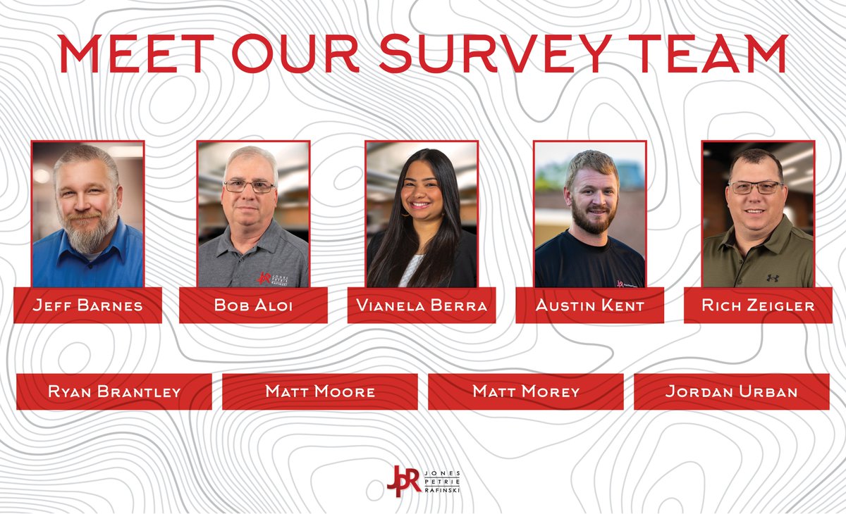 JPR1Source's tweet photo. Meet our surveying team! These are the professionals behind the precise measurements, accurate data, and solid foundations that every great project depends on. 
#NationalSurveyorsWeek #MeetTheTeam #SurveyingLife #LandSurveyors #IndianaSurveyors https://t.co/D58poV40X6