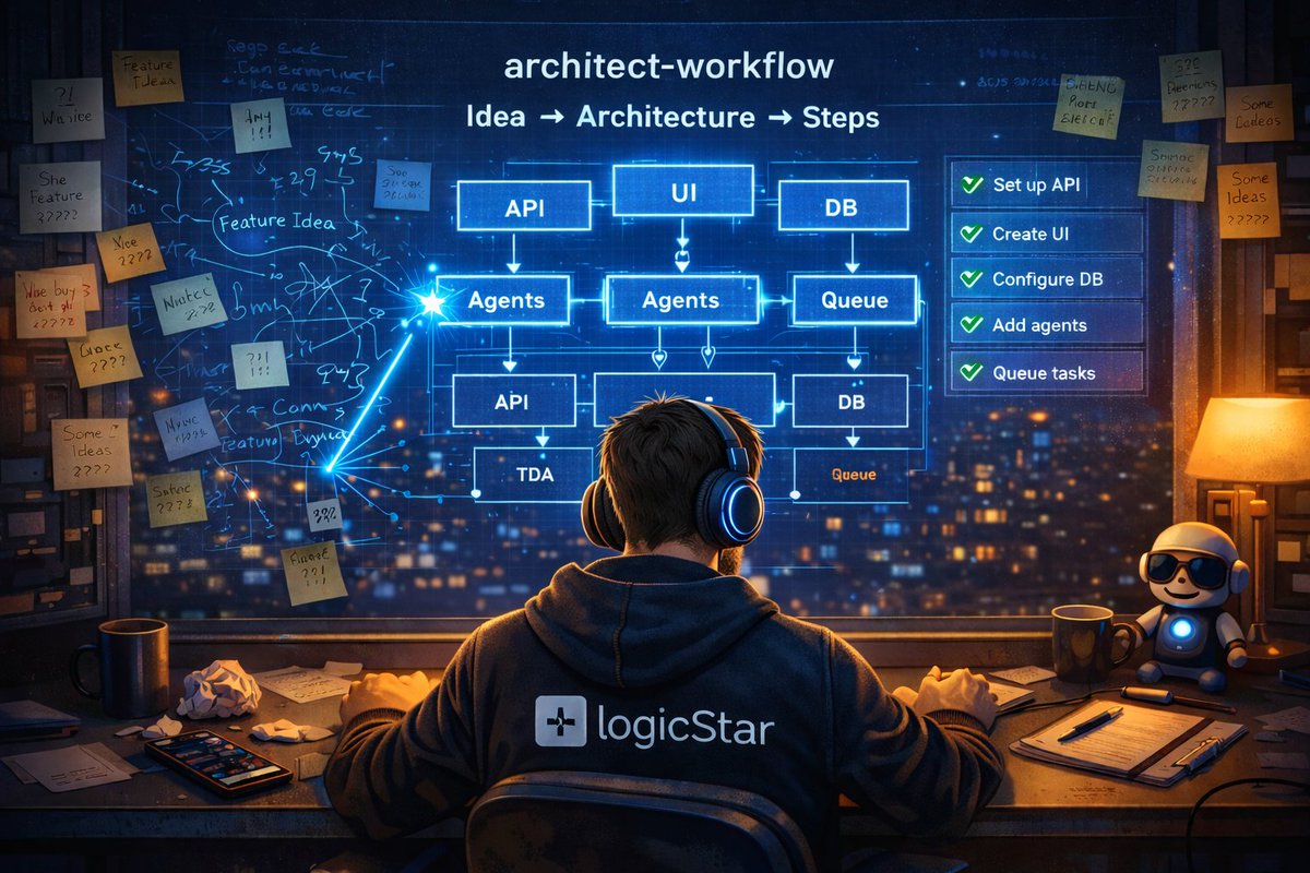 Shipped another tiny skill I keep abusing daily ... the "architect-workflow" 🚀

💡 Idea → 🧩 Architecture → 🧱 Build → 😌 Sanity

Same prompt. Better structure. Less chaos.
skills.sh/pivanov/ai-ski…