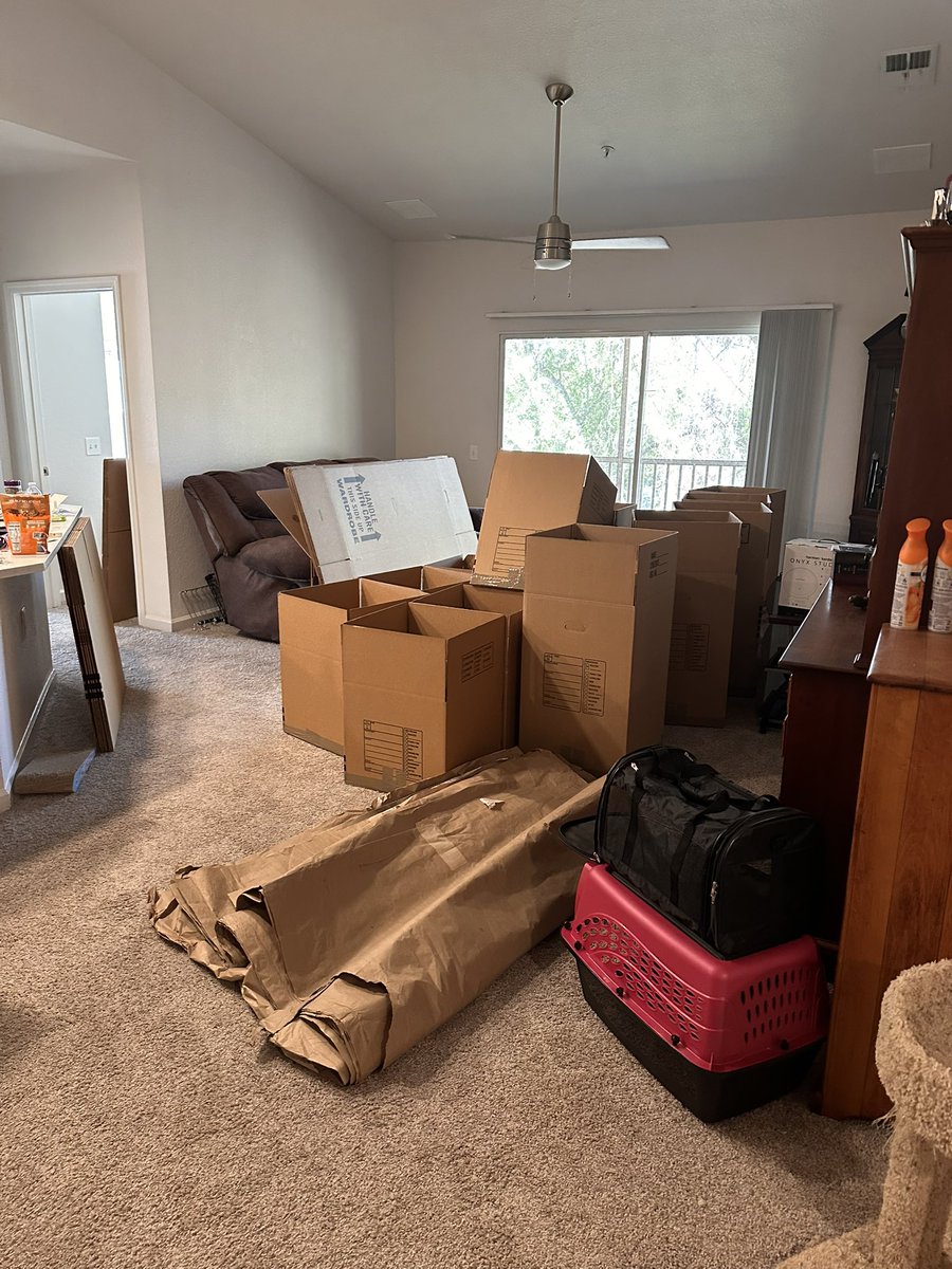 Welp packing is done……