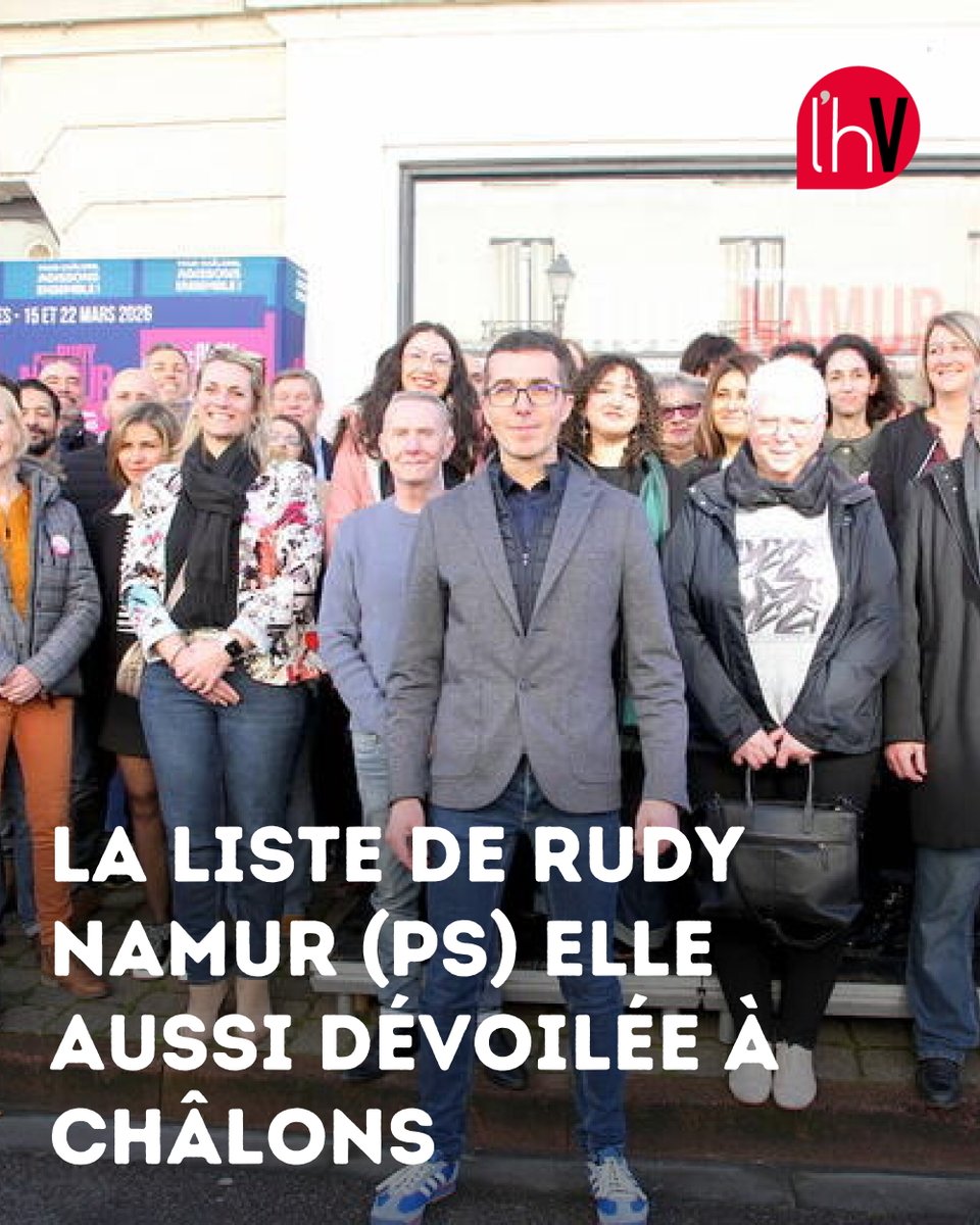 hebdoduvendredi's tweet image. Rudy Namur dévoile sa liste pour sa troisième candidature à la mairie de Châlons ! Prêt à faire bouger la ville ? 🔥 #Châlons #RudyNamur #Élections2024 #Politique #Engagement
➡️ l.lhebdoduvendredi.com/Cbz