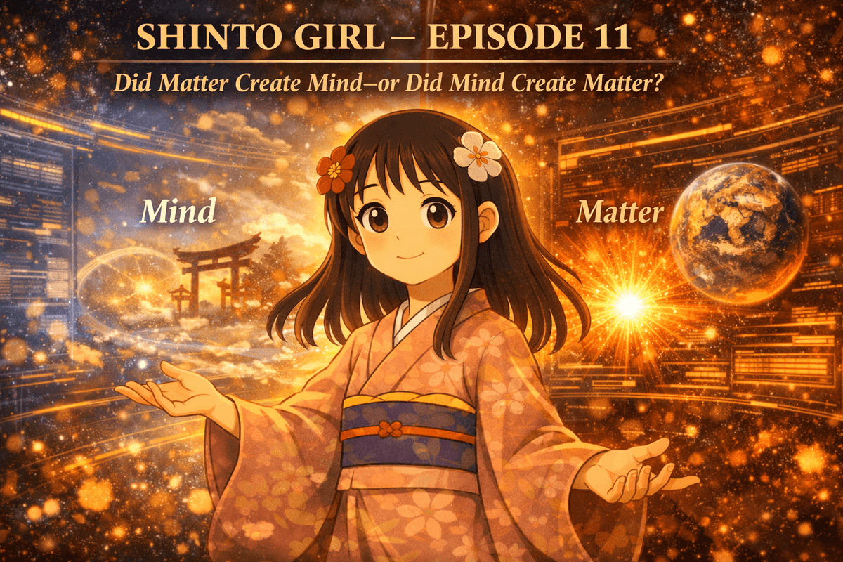Everyone says the Big Bang is “the beginning.”
Episode 11 asks: what if the beginning wasn’t matter… but information?
Myth isn’t old. It might be a blueprint.
▶︎ medium.com/shinto-girl/sh…
#ShintoGirl #Cosmology #Mythology #Philosophy