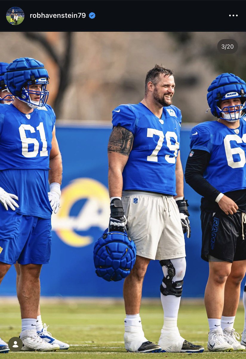 O RT Rob Havenstein, em seu instagram, anunciou sua aposentadoria.

Havenstein foi draftado ainda em St Louis, em 2015, e passou sua carreira inteira no Rams.