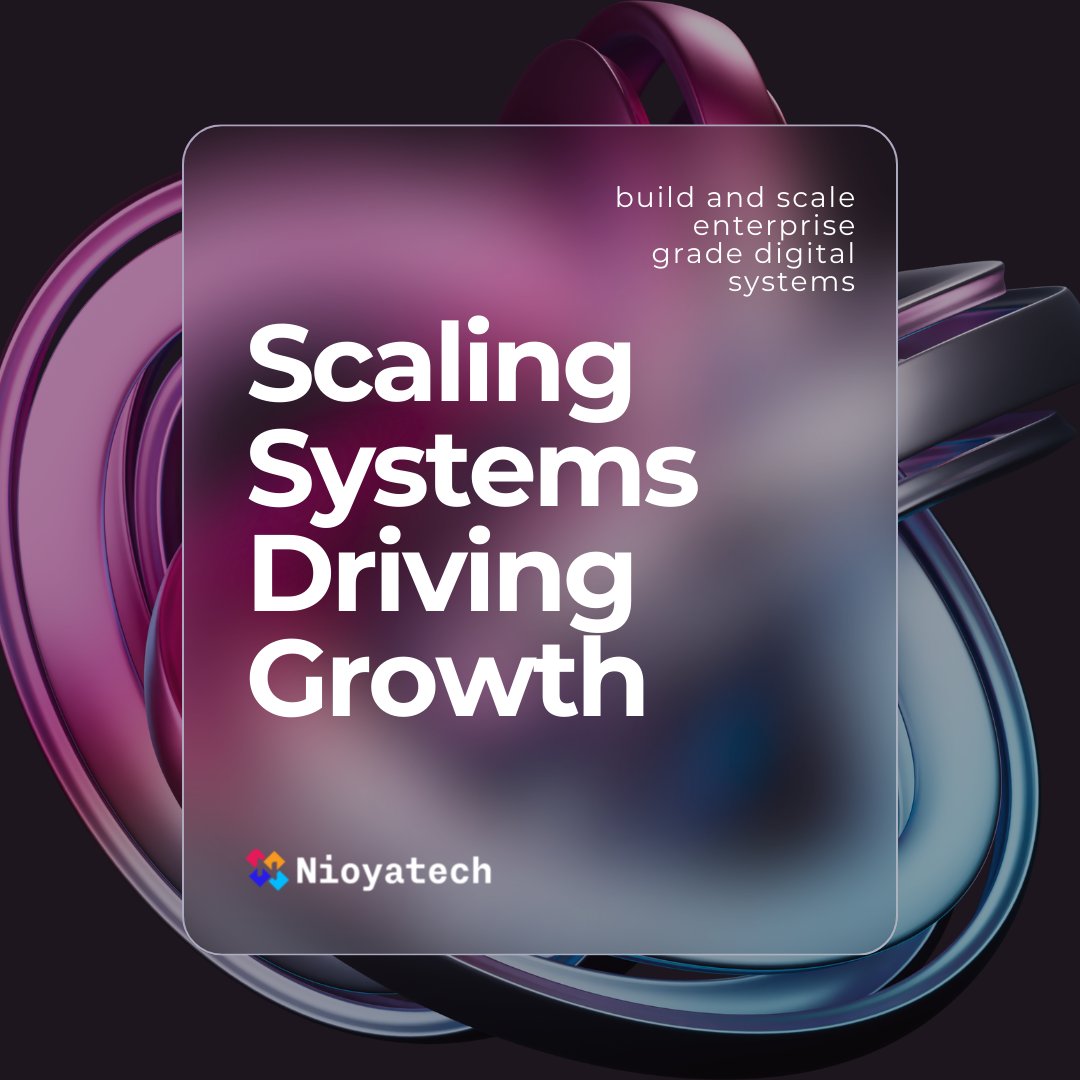 Nioyatech's tweet image. Growth doesn’t happen by chance — it’s engineered.

We build scalable, enterprise-grade digital systems designed to support long-term growth and performance.

🔗 nioyatech.com
#ScalingSystems #TechCompany #DigitalSystems #EnterpriseTech #Nioyatech