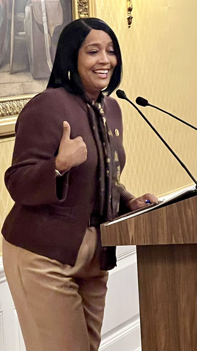 CCTrustees's tweet photo. "I always write my community college in my bio. I was told that once you graduate from a four-year college, you don't need to list your community college," says @repjahanahayes. "But without the community college, the four-year university would not have been accessible." #NLS2026 https://t.co/9XTRw2Arhd