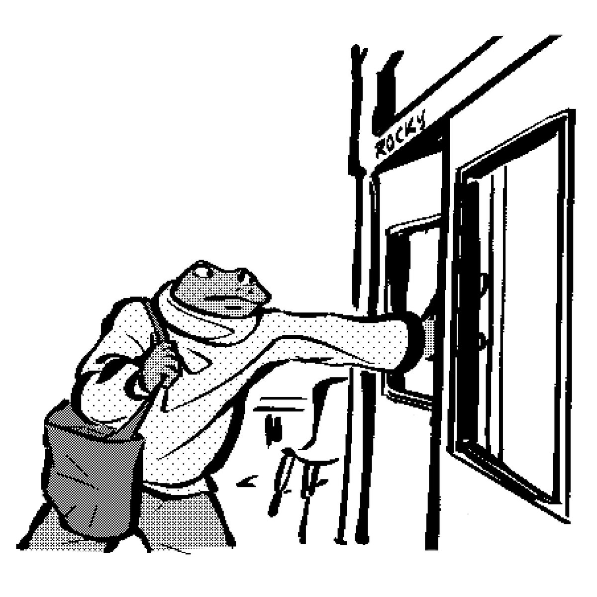 rockyrocksrox's tweet photo. You know it’s serious when you gotta extend your arm to walk through a door amirite guys #relatable https://t.co/g8WUVvhOkI