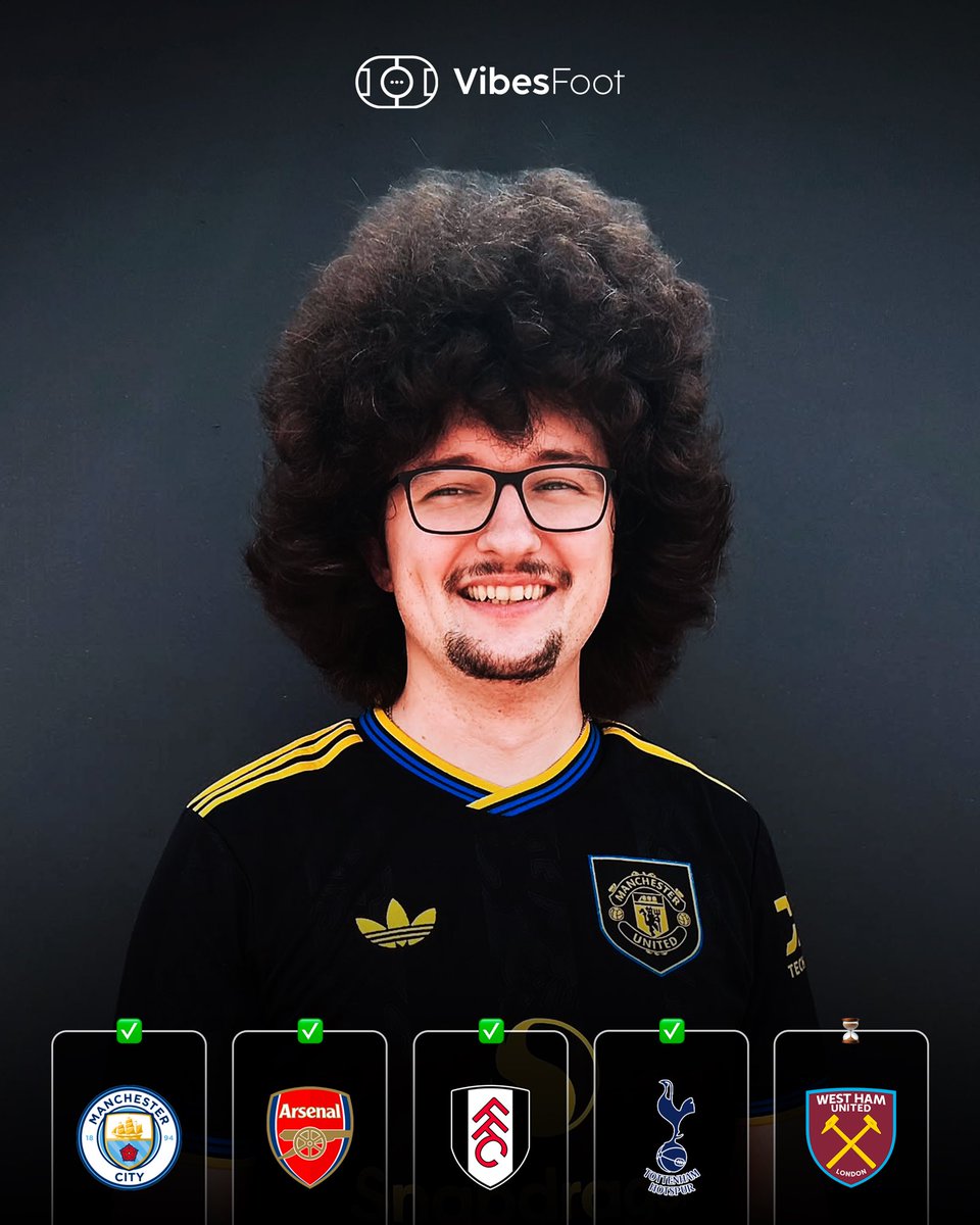 If Man U draws, is he still getting a haircut? 💇‍♂️ 
#WHUMUN