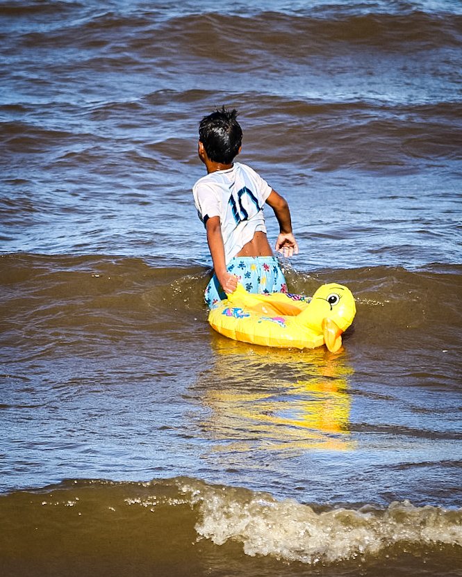 verano en Buenos Aires...
ponerse 10 y salir a remarla