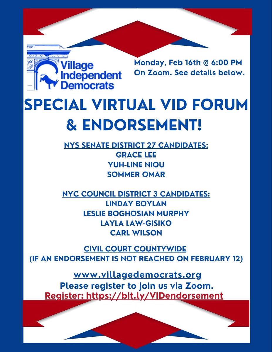 Village Independent Democrats tweet media