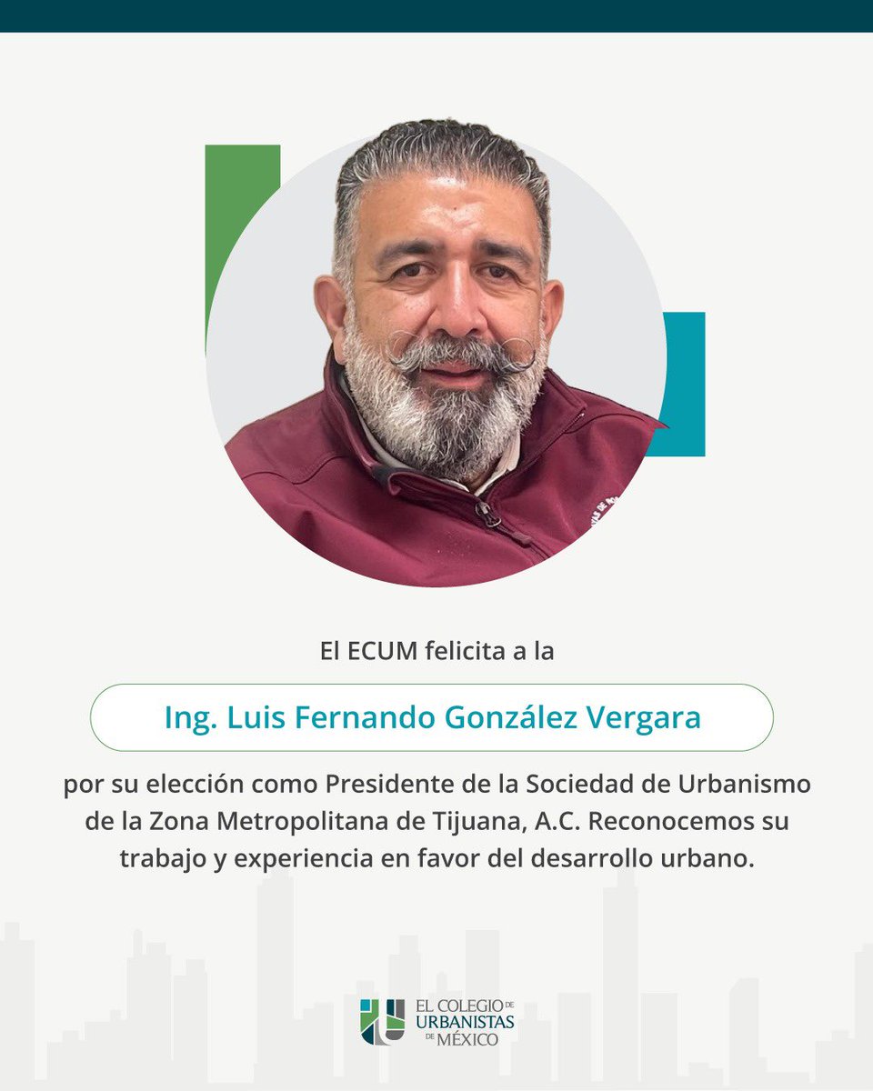 El Colegio de Urbanistas de México tweet media