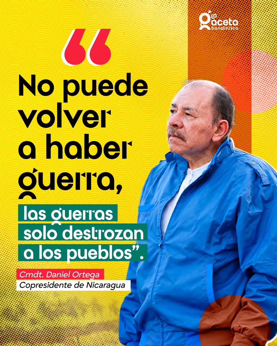 LaGacetaFSLN's tweet photo. La búsqueda de la Paz es un compromiso histórico ineludible para proteger la integridad y el futuro de las familias nicaragüenses. ¡Solo la Revolución garantiza este principio fundamental! https://t.co/QF3qBtpRq7