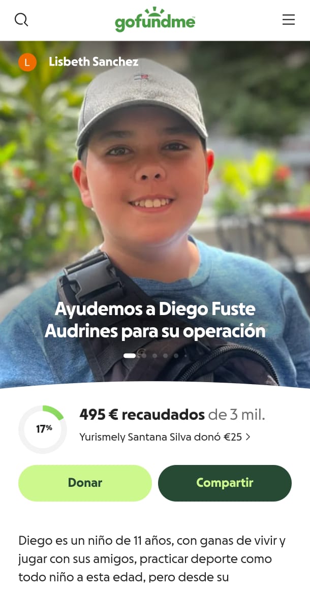 Queridos, el que pueda colaborar con este niño de apenas 11 años para su operación quirúrgica, se lo agradecería mucho. Todo suma: un retweet, un donativo. 

gofundme.com/f/ayuda-para-d…