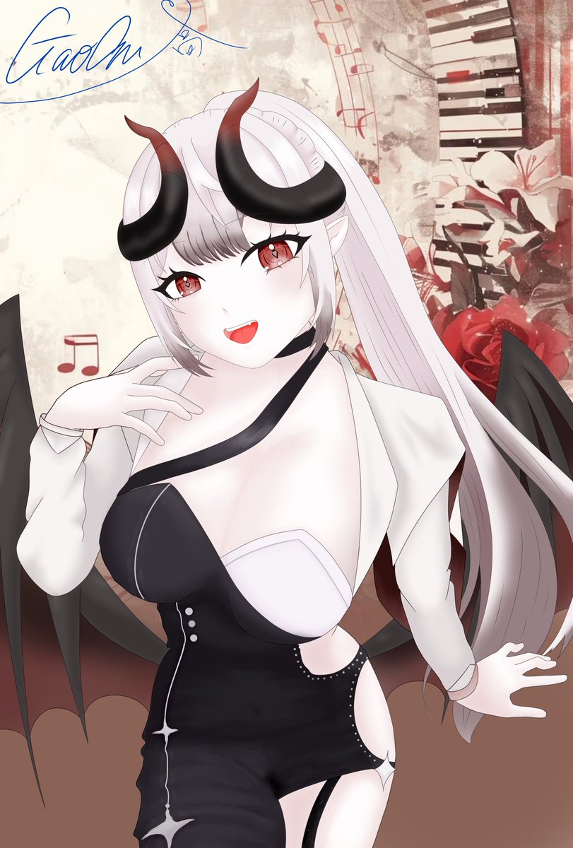 你在看哪裡！看我呀～
模特：<a href="/perce_xixi/">Twitch 西西寶寶💙</a> 
#畫畫 #委託展示