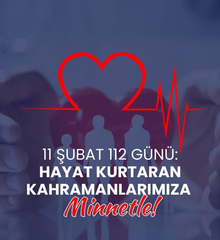 11 Şubat 112 Günü: 
Hayat Kurtaran Kahramanlarımıza Minnetle!

Yalnızca bir numara değil, hayata nefes olan bir umut ışığı! Onlar, her çağrıya tüm gücüyle yetişmeye çalışan, hayat kurtarmayı görev değil sorumluluk olarak benimseyen, acil durumlara gece gündüz fedakârca müdahale