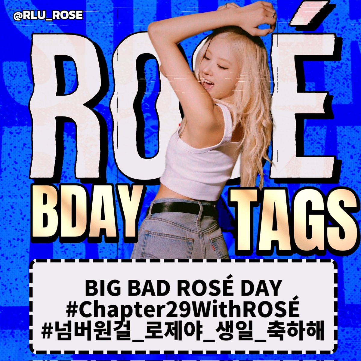 NUMBERONES, let's keep the trend going. Can we reach 60 comments and 70 retweets? 

BIG BAD ROSÉ DAY
#Chapter29WithROSÉ
#넘버원걸_로제야_생일_축하해