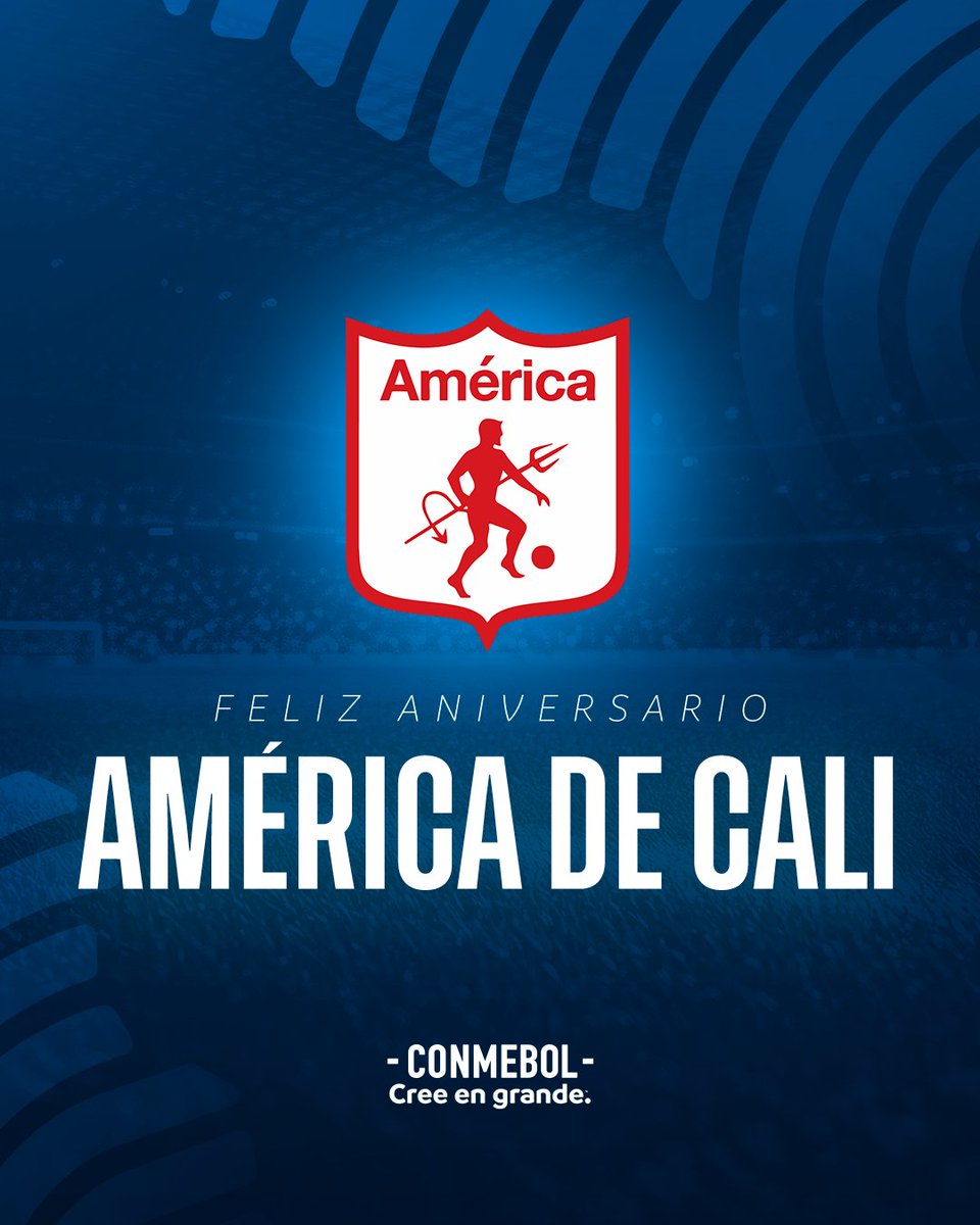 ¡Felicidades, <a href="/AmericadeCali/">América de Cali</a>! 🥳👏

#CreeEnGrande