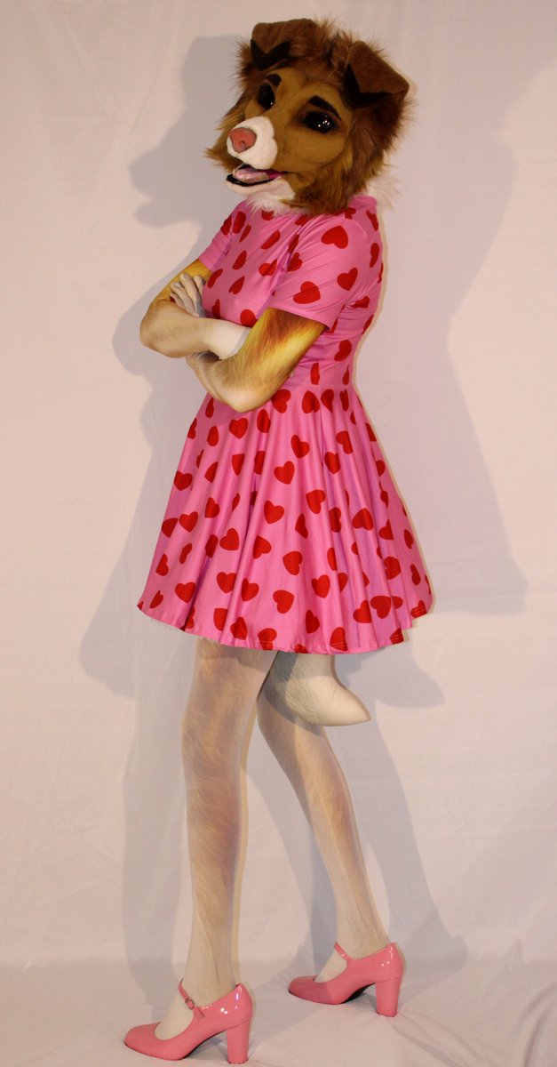 "You better take me somewhere nice for Valentine's Day" "Arby's?"

#FursuitEveryday #petsuit

🐕 <a href="/sodayeena/">🍊🌿Jaffa🌿🍊</a>