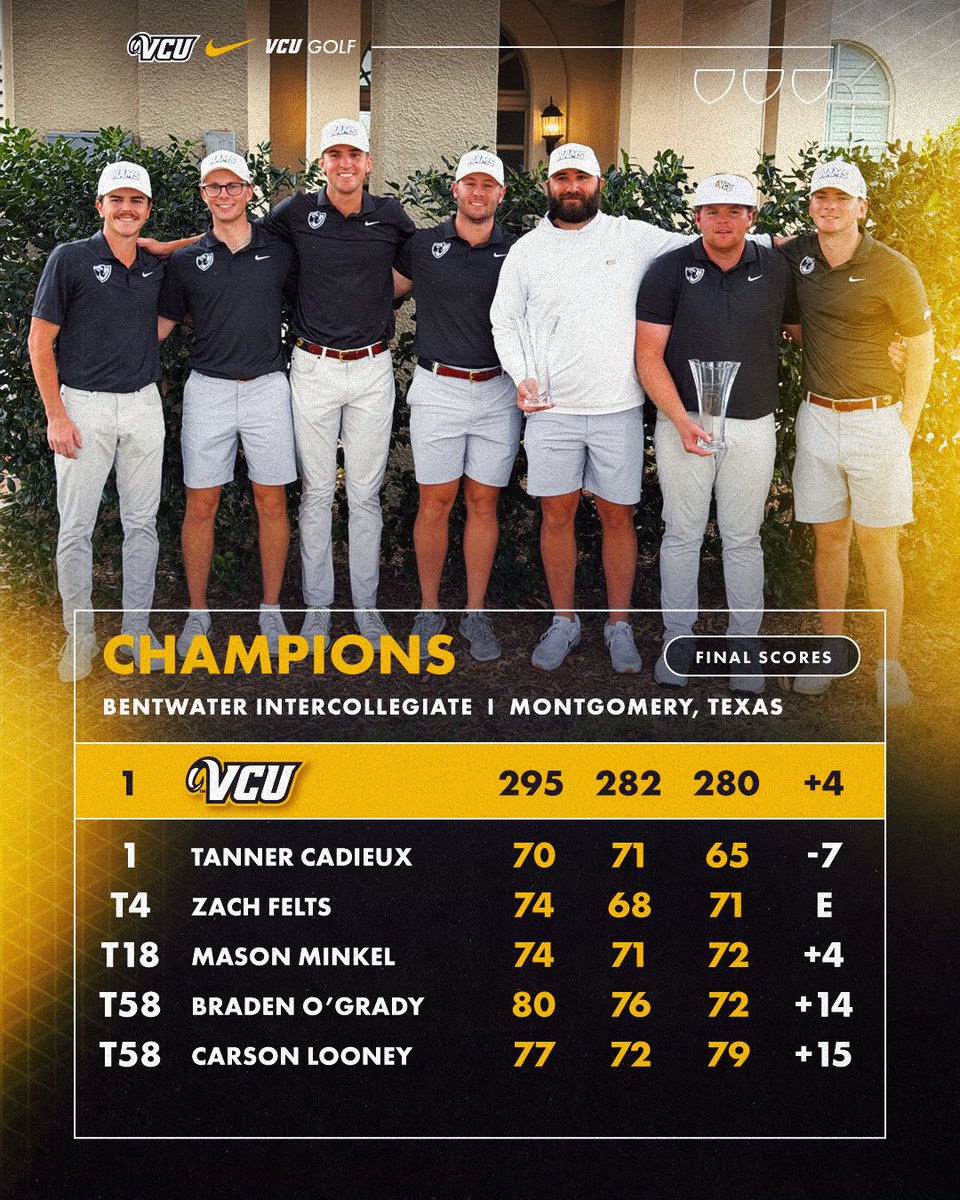 VCU Golf tweet media