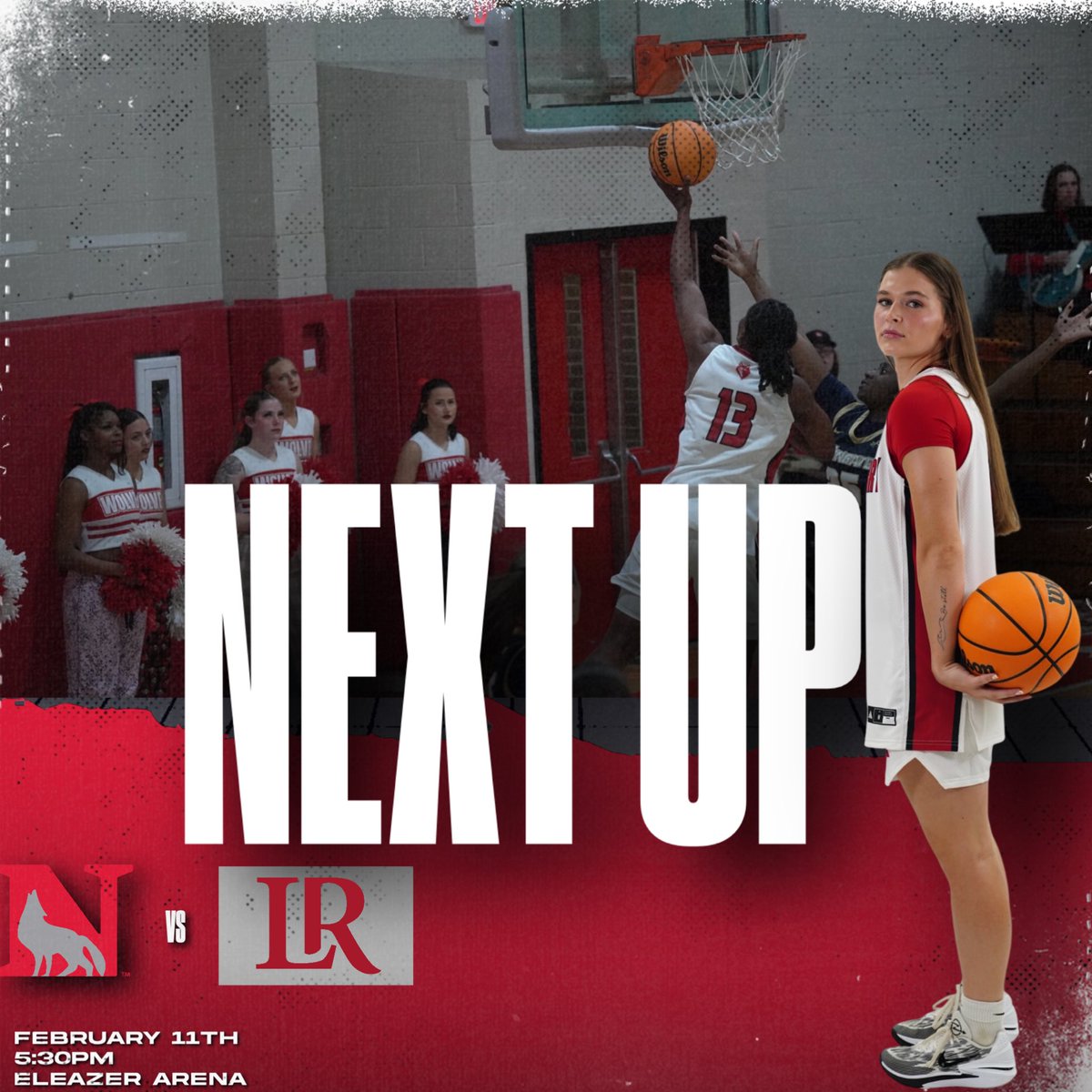 Newberrywomenbb's tweet photo. 🖤💖 Play4Kay Game
🩷THE BIGGEST KEYS TO SUCCESS ARE DISCIPLINE &amp; CONSISTENCY.
🆚 Lenoir-Rhyne
⏰ 5:30 pm
📍Eleazer Arena 
#TRUST   #Trusttheprocess #WolvesWay https://t.co/Ee7rOQspuz