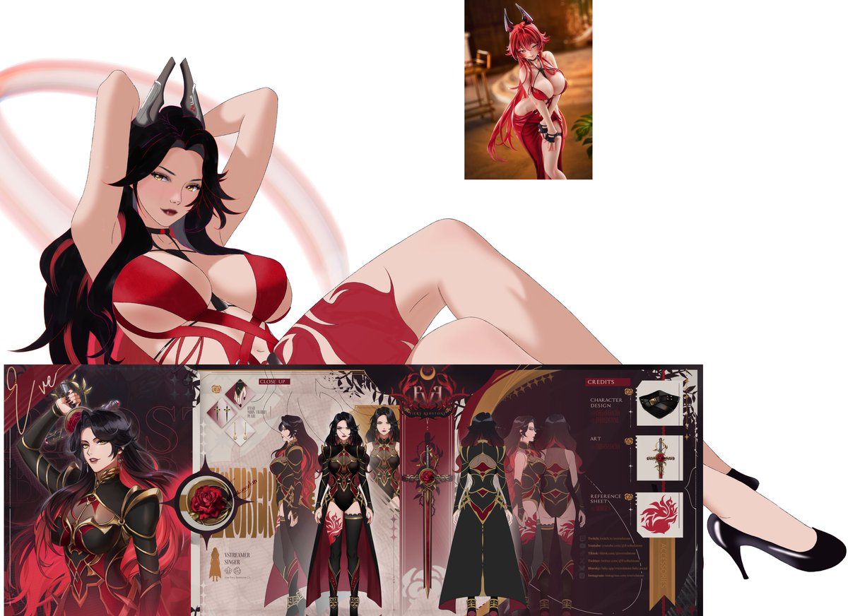 Lua lunareth comissões abertas tweet media