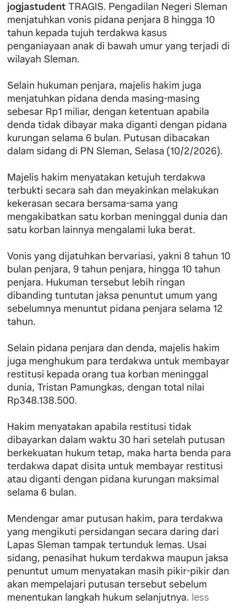 groobaag's tweet photo. Apa kejahatan harus terjadi dulu, karena para pencegahnya justru kena hukuman berat. Demikianlah paradoks klithih. https://t.co/Jh5Fw95kbd